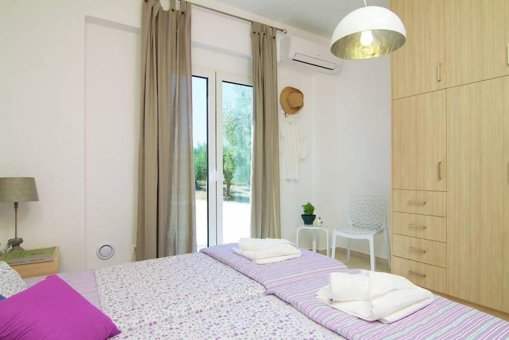 Villa Aada - Moderne Komfortvilla Mit Eigenem Pool Loutra Екстериор снимка